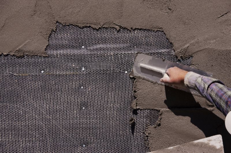 Stucco Application Process